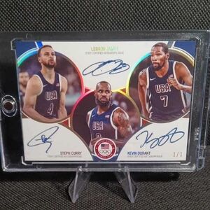 2024 Olympic Games TOPPS Stephen Curry/LeBron James/Kevin Durant RP*